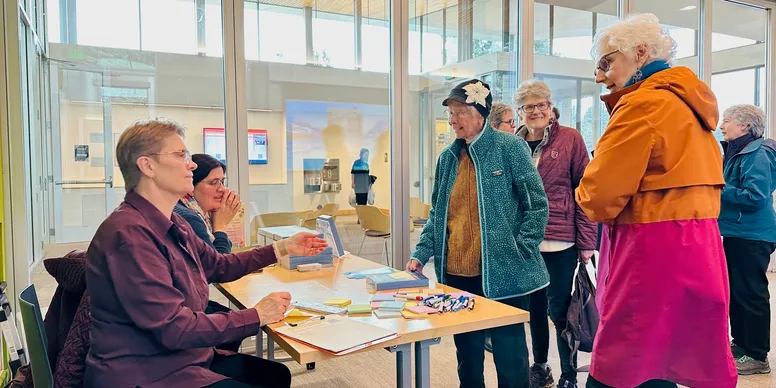 Seniors engaging at community center